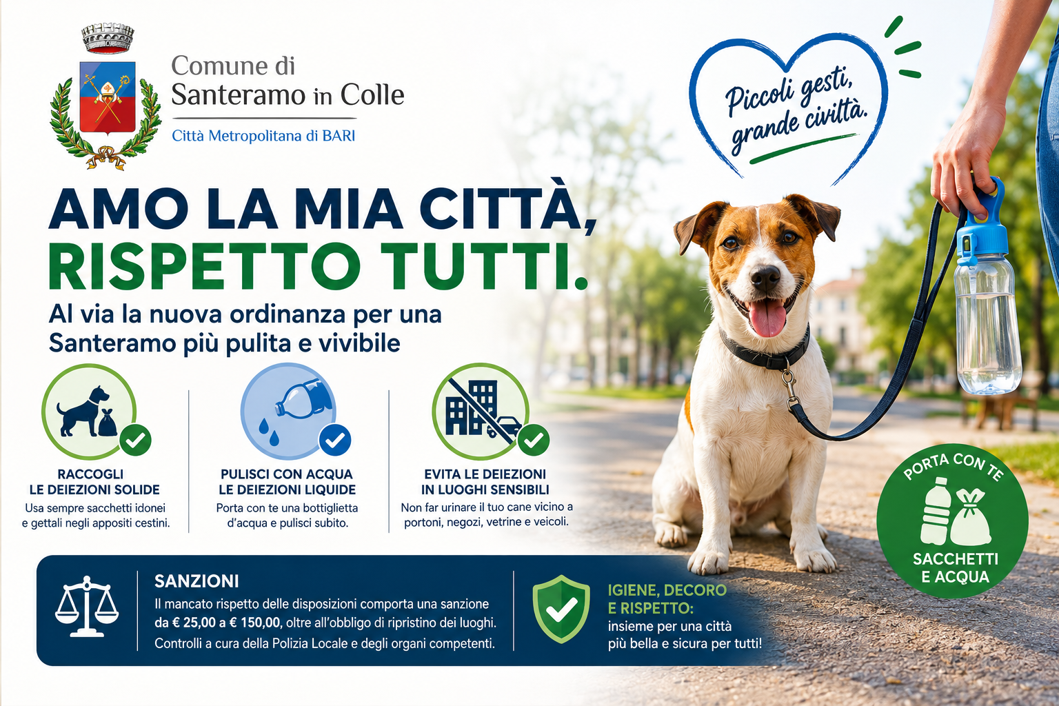 Amo la mia Città - Ordinanza Deiezioni